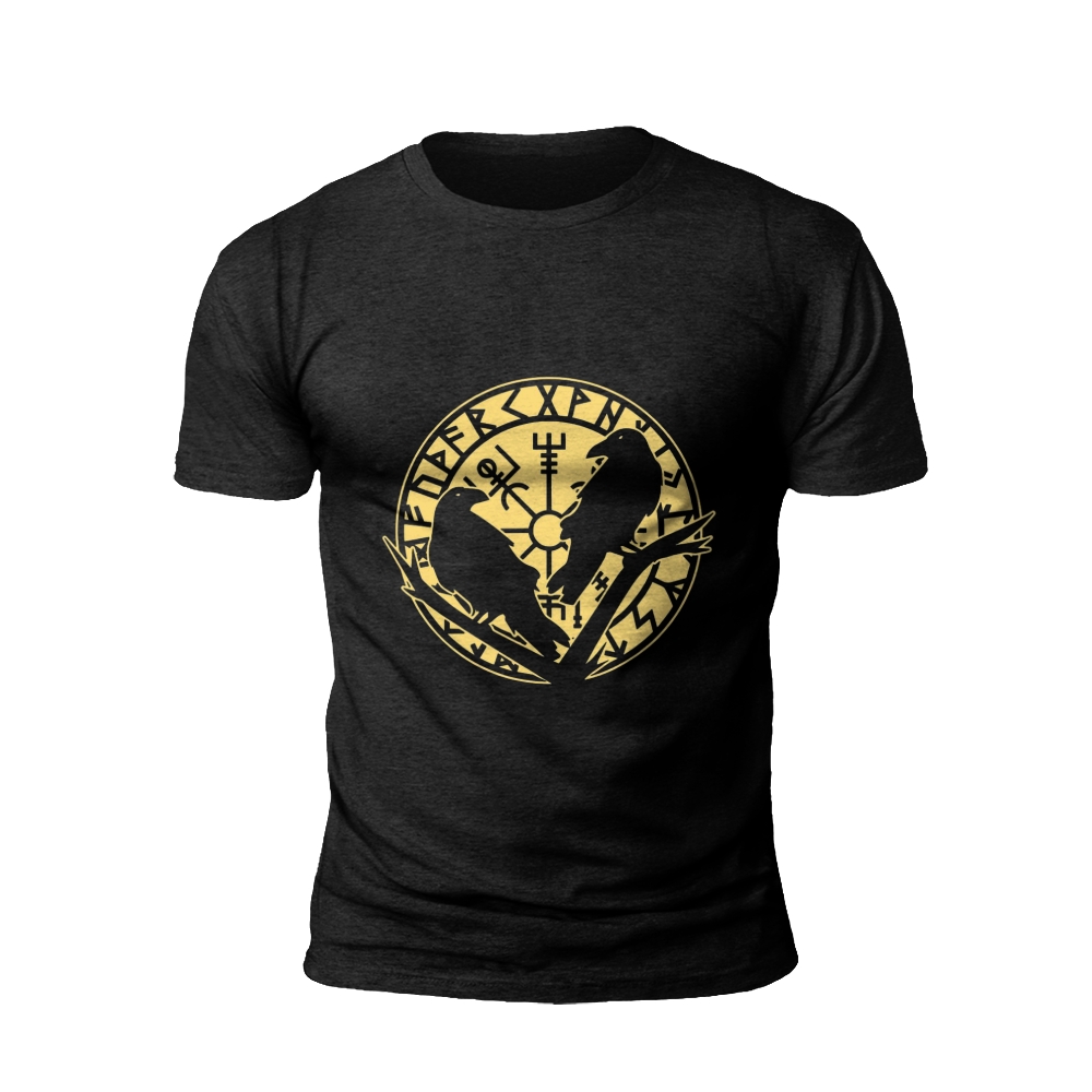 Mystic Raven: Norse Runes T-Shirt