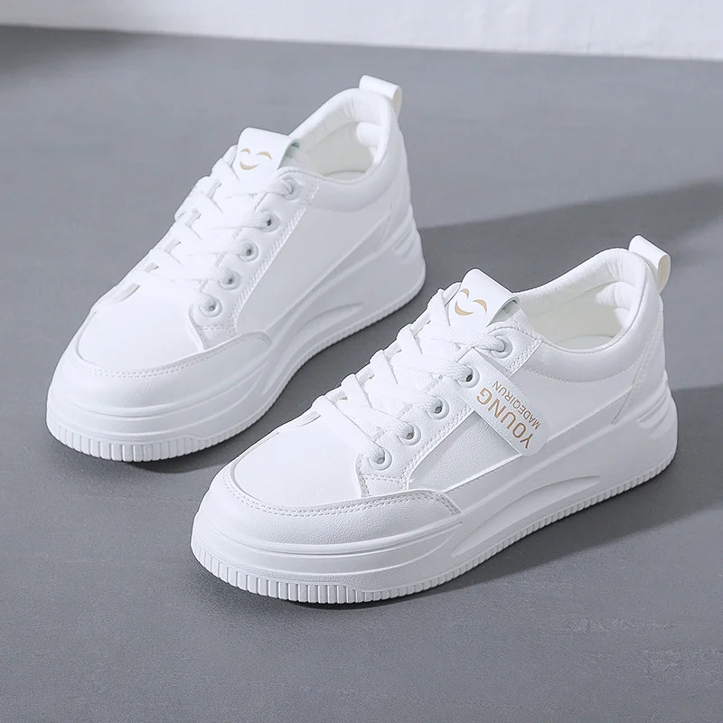 Tanguoant Tanguoant Shoes Women 2024 Summer New Board Shoes Women's Shoes Breathable Mesh Small White Shoes Women Korean Version Versatile Single Shoes QR03