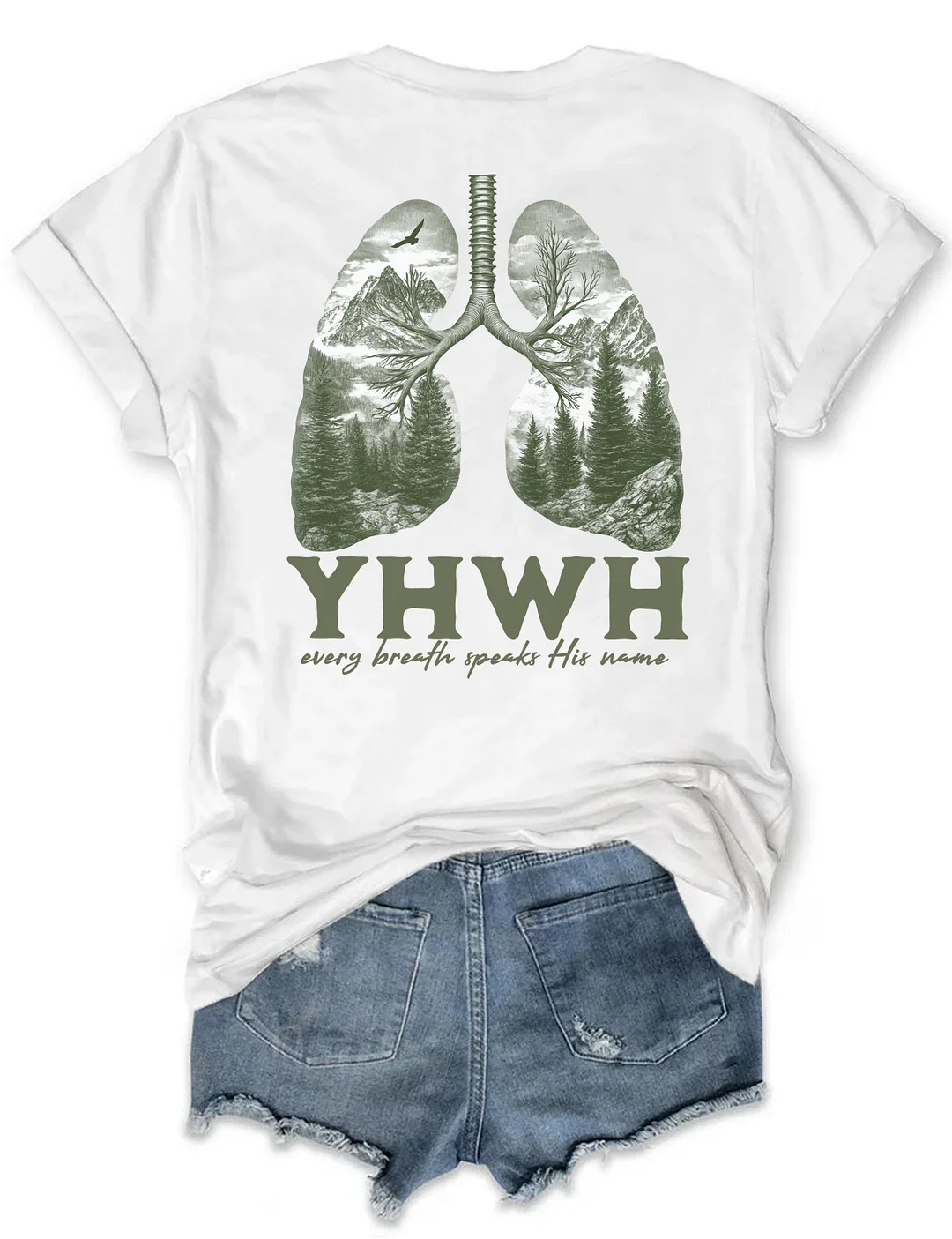 Yhwh Lungs Christian T-shirt
