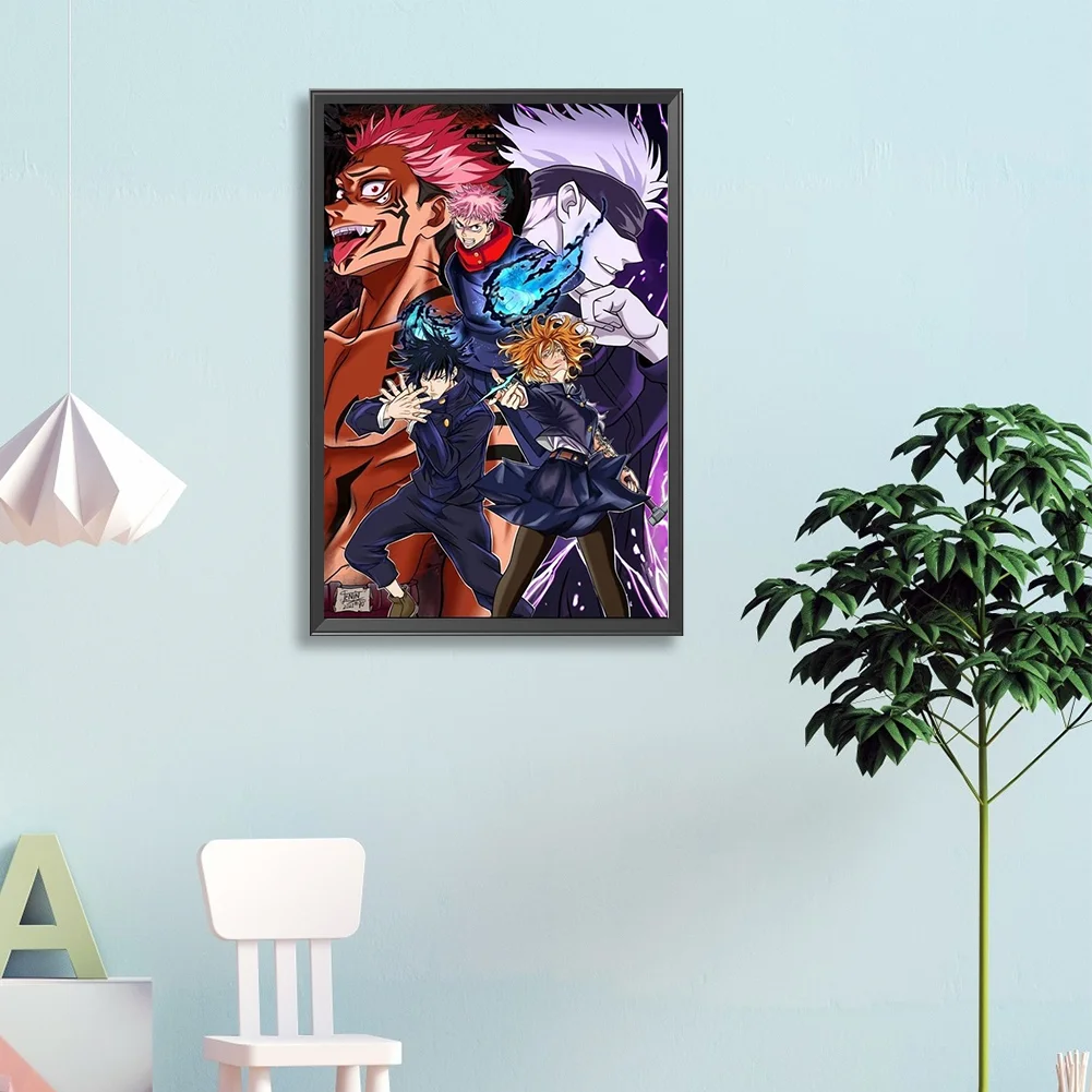 Diamond Painting - Full Round Drill - Jujutsu Kaisen(Canvas|40*60cm)