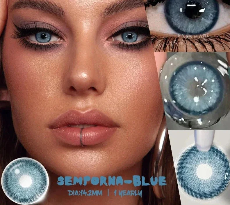 Sdrawing 1pair Colored Contact Lenses for Eyes Natural Look Gray Eye Lenses Brown Contact Blue Lenses Fast Delivery Green Lenses