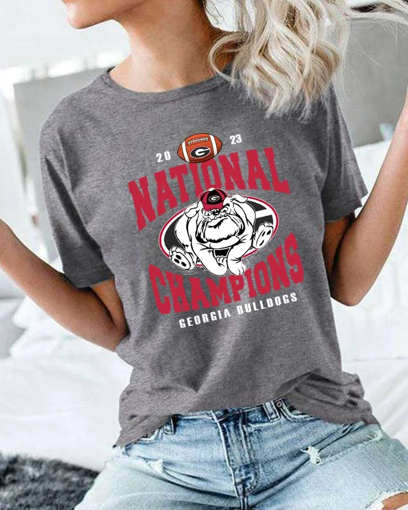 Georgia Bulldogs National Champions Graphic T-Shirt