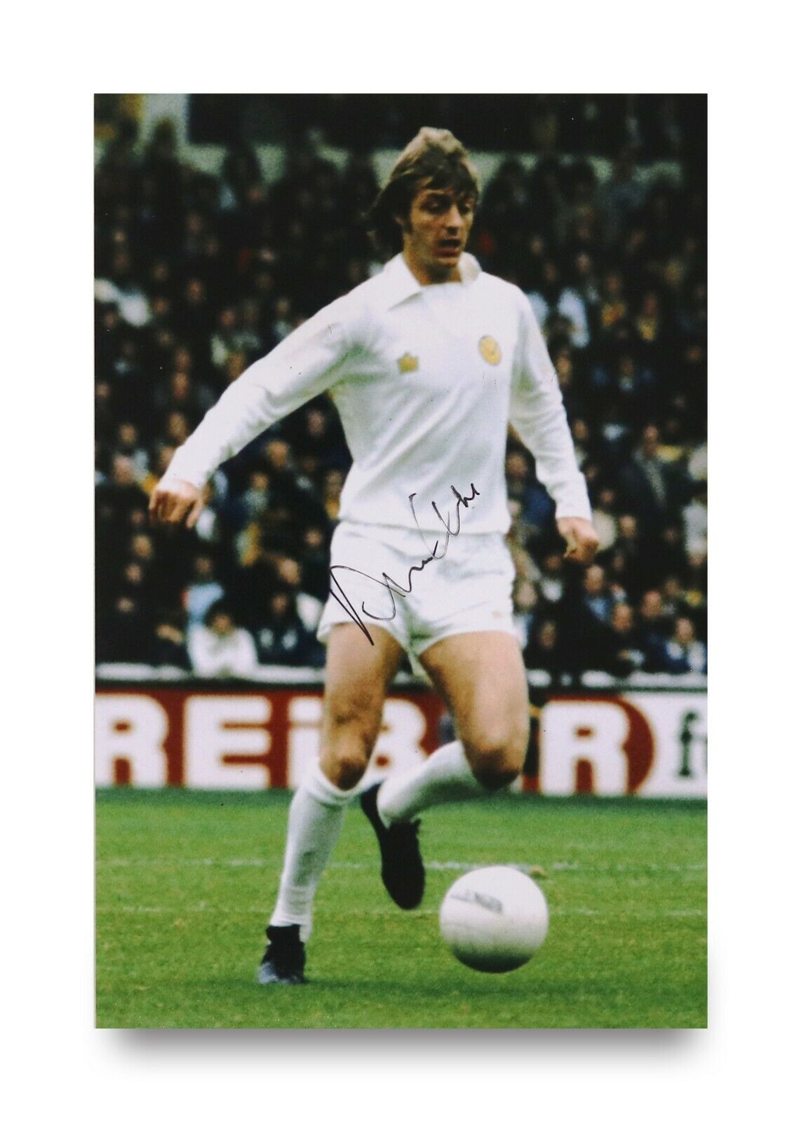 Allan Clarke Signed 6x4 Photo Poster painting Leeds United Leicester City Fulham Autograph + COA