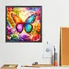 Diamond Painting -DIY Round Drill Colorful Butterfly(40x40cm)