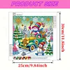 Schneemann 5d DIY Diamond Art Malerei Sets spezielle Form Teilbohrer Kunst 30x30cm