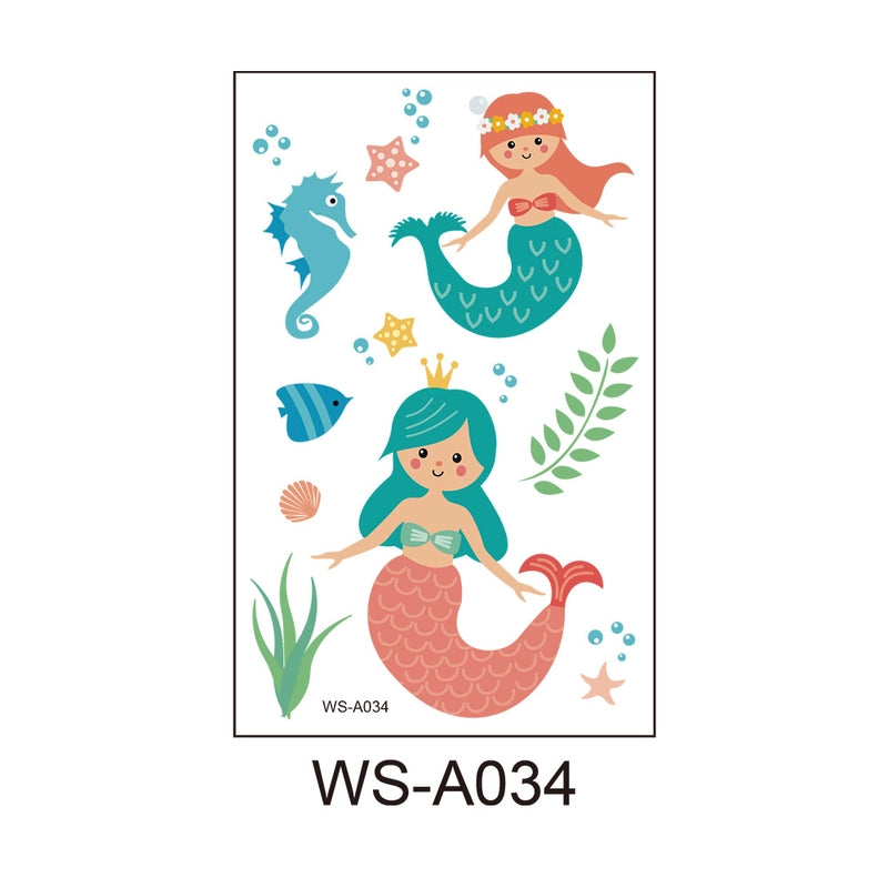 Mermaid Pet Tattoos & Body Art 1 Piece