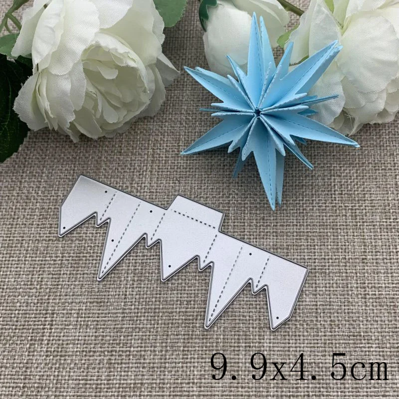 Athvotar Folded Flower Metal Cutting Dies Stencils For DIY Scrapbooking Decorative Embossing Handcraft Die Cutting Template Mold