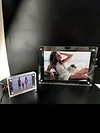 Acrylic Magnetic Photo Frame, Display Stand, Place Card Crystal Frame