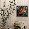 Diamond Painting-DIY Full Round Drill Tiger(40*40 CM)
