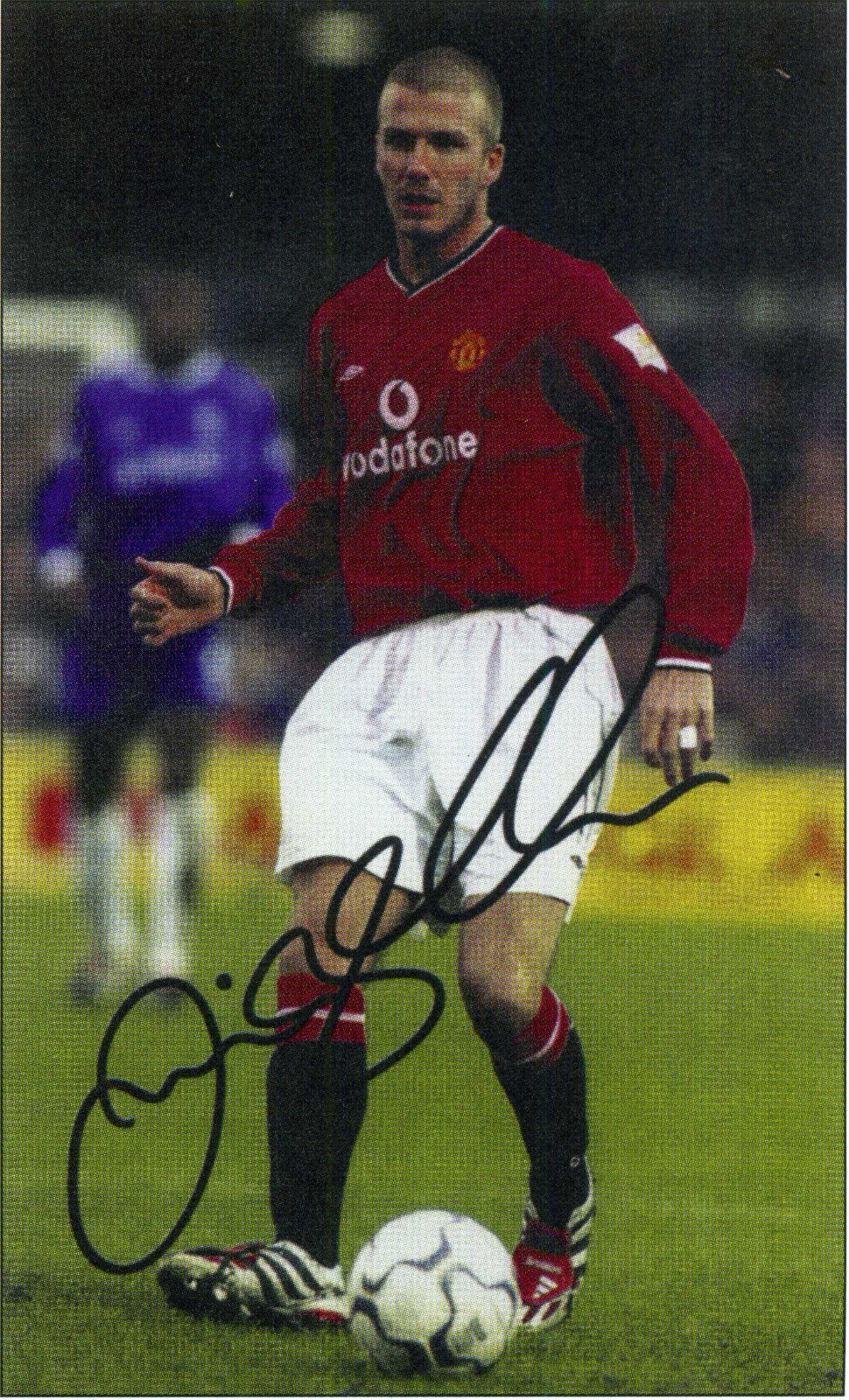 DAVID BECKHAM Signed Photo Poster paintinggraph - Manchester United & England - Preprint