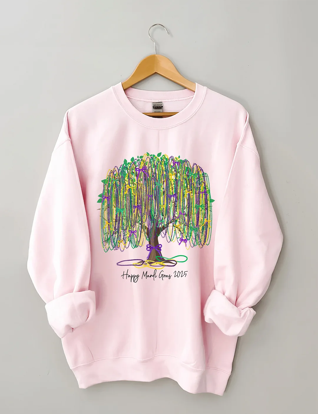 Mardi Gras Tree Sweatshirt