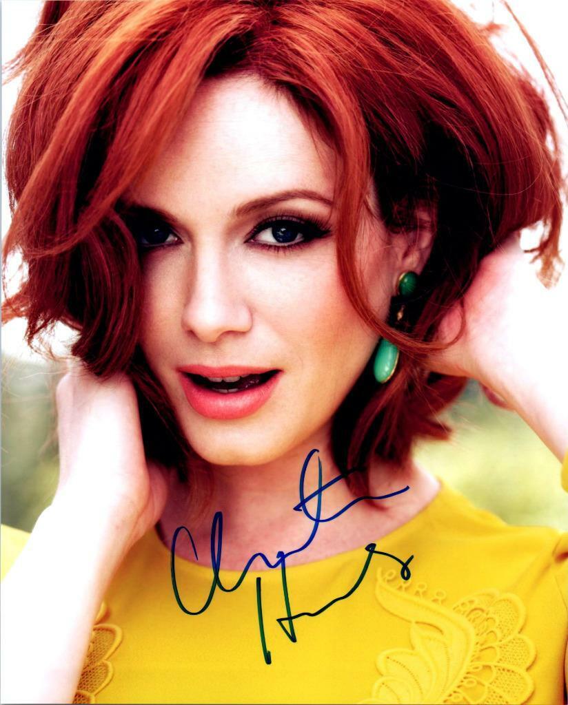 Christina Hendricks signed 8x10 Picture Photo Poster painting autographed includes COA