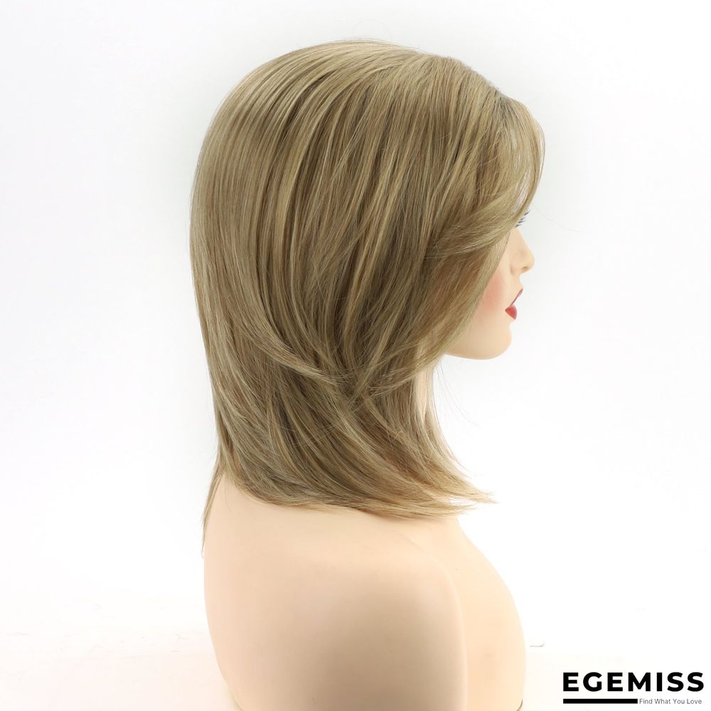 Lady Wig Headgear Chemical Fiber Rose Net Gradient Wave Head | EGEMISS