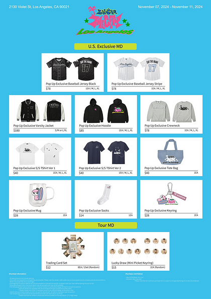 SEVENTEEN セブチ ユニフォーム ロサンゼルスポップアップ 【LA限定】 SEVENTEENユニフォーム
