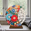(US Local)Wooden Special Shaped DIY Diamond Painting Moon Perpetual Calendar Decor Kits