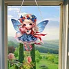 Diamond Painting Fairy Flag Pendant for Home Wall Decor
