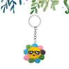 Bead Embroidery - Sunflower Beaded Counted Cross Stitch Keyring