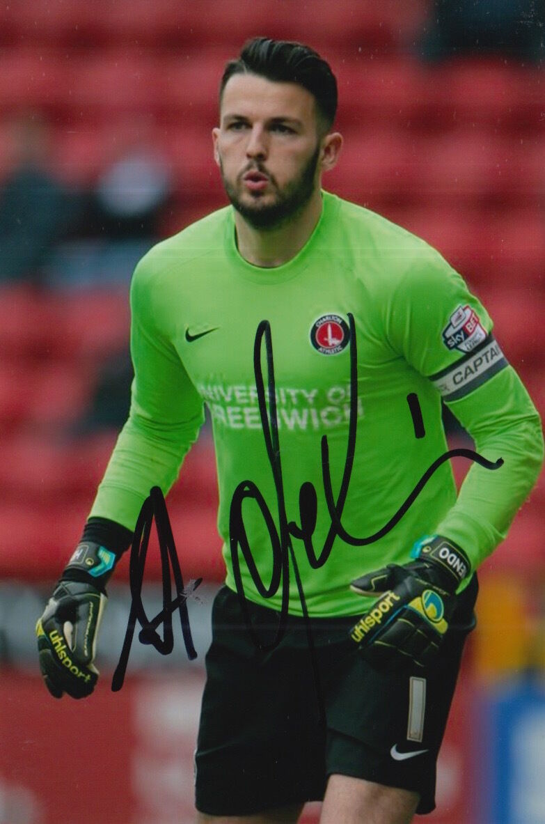 CHARLTON ATHLETIC HAND SIGNED STEPHEN HENDERSON 6X4 Photo Poster painting 1.