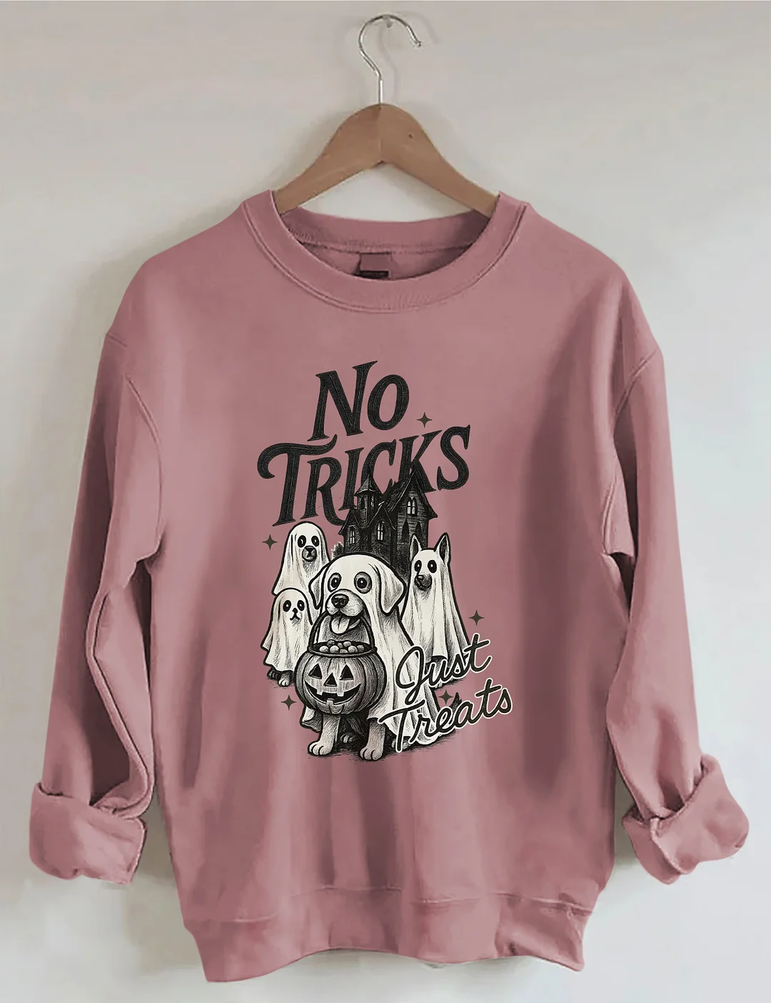 No Tricks Just Treats Sweatshirt