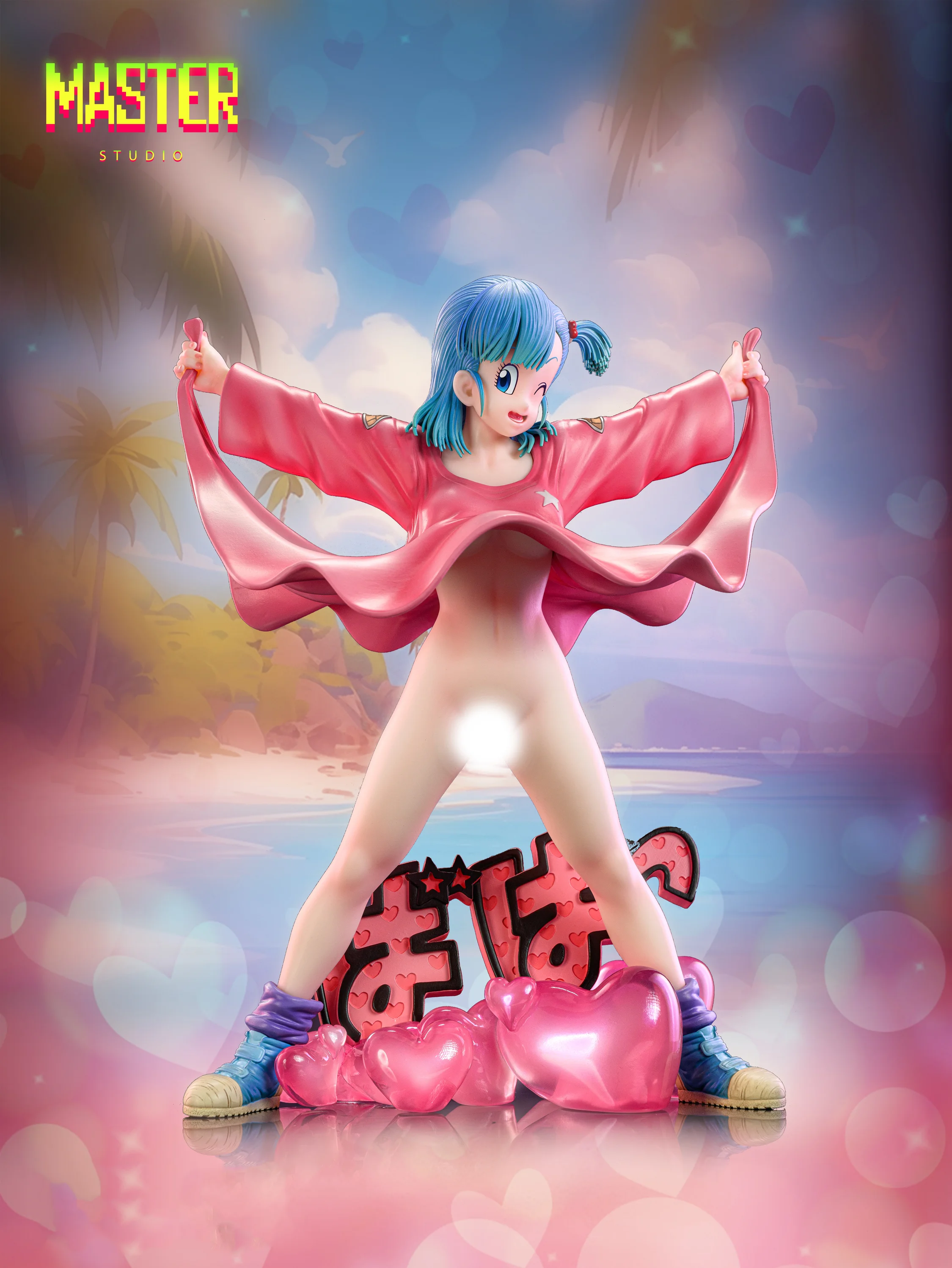 1/6 Scale Lifting Skirt Bulma - Dragon Ball Resin Statue