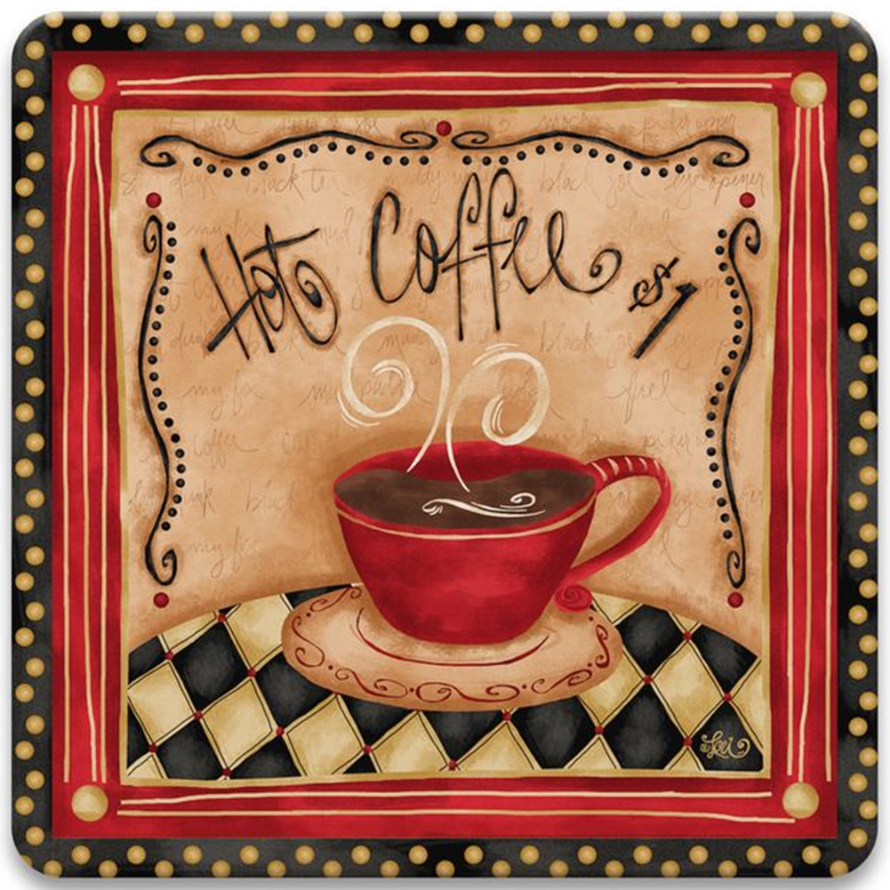 

Coffee - Round Drill Diamond Painting - 40*40CM, 501 Original
