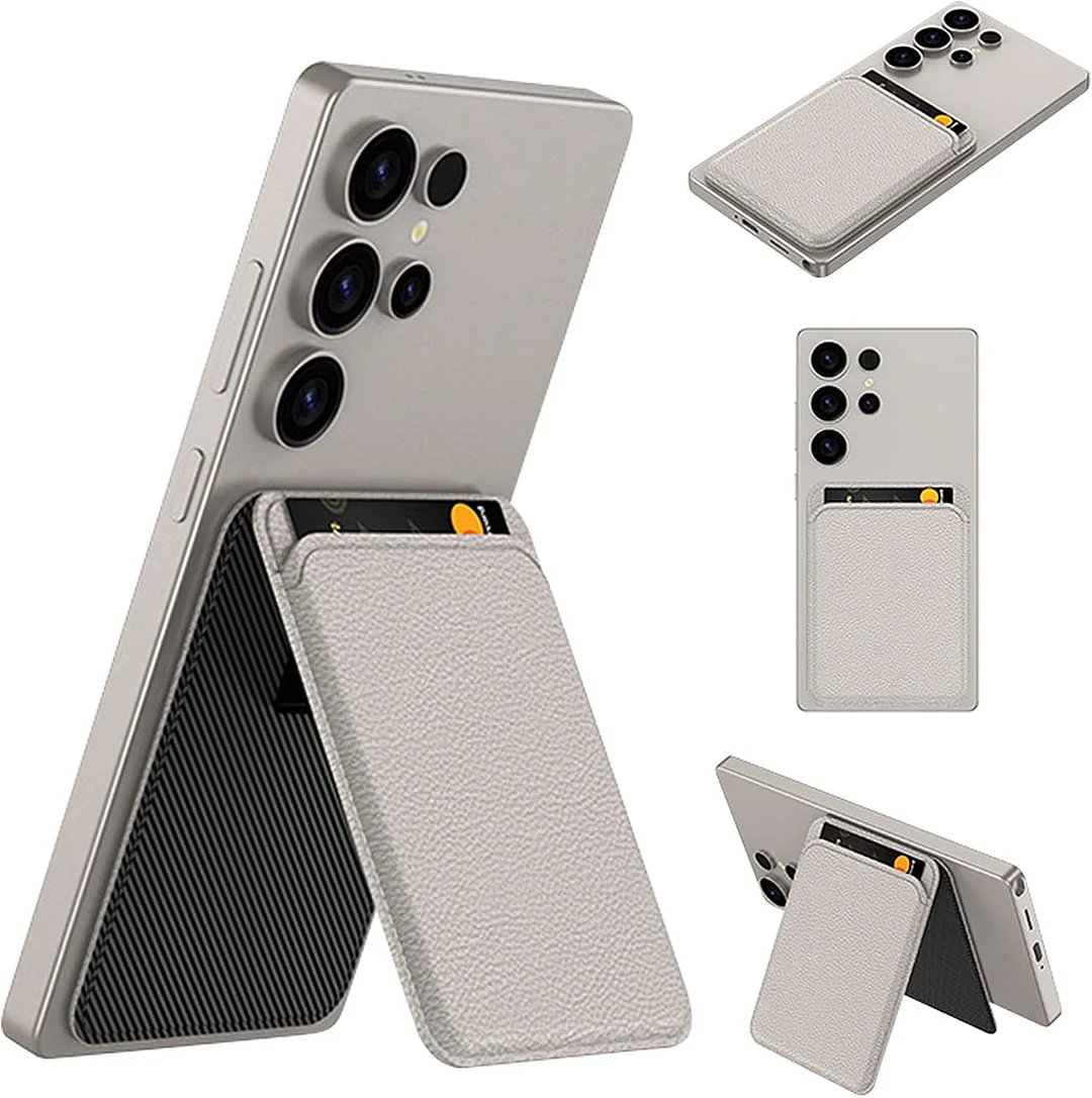 Samsung ultra-thin mobile phone protective case with adjustable bracket, shockproof card slot and drop-proof lightweight protective case