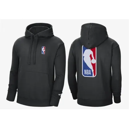 Men's Black Pullover Hoodie 7ZC9