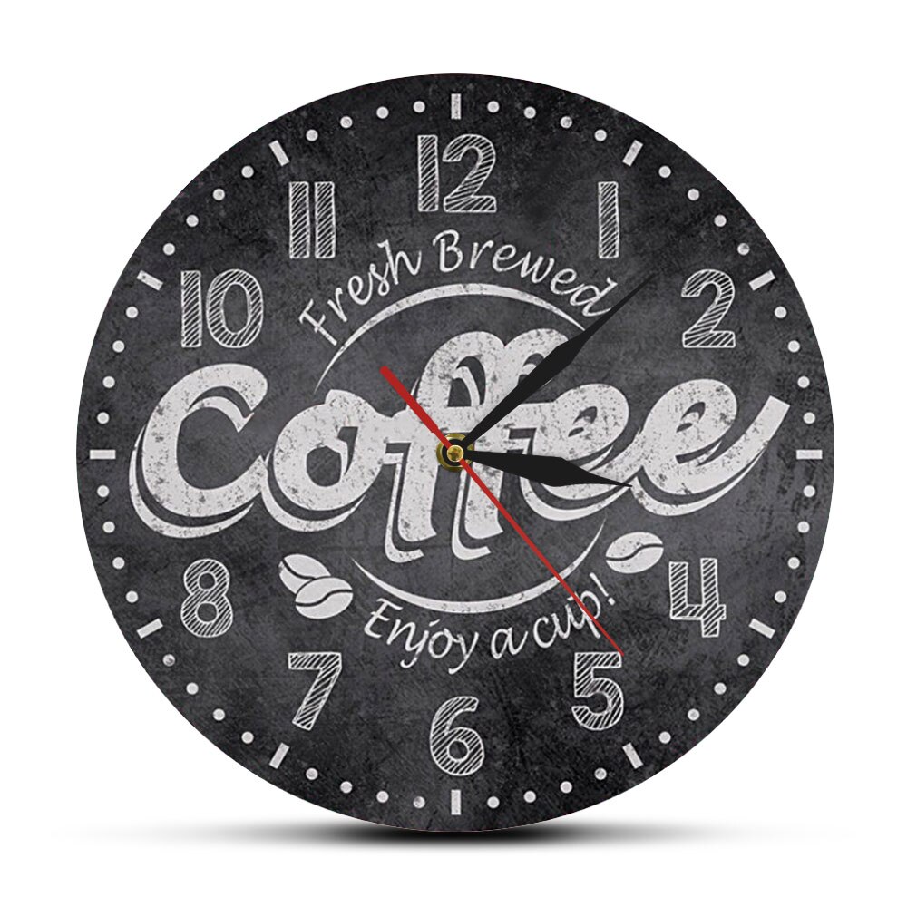 

Brewed Coffee - Frameless Acrylic Wall Clock, 501 Original