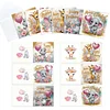 12Pcs Birthday Bear Animal DIY Diamond Painting Greeting Cards for Adults Gifts