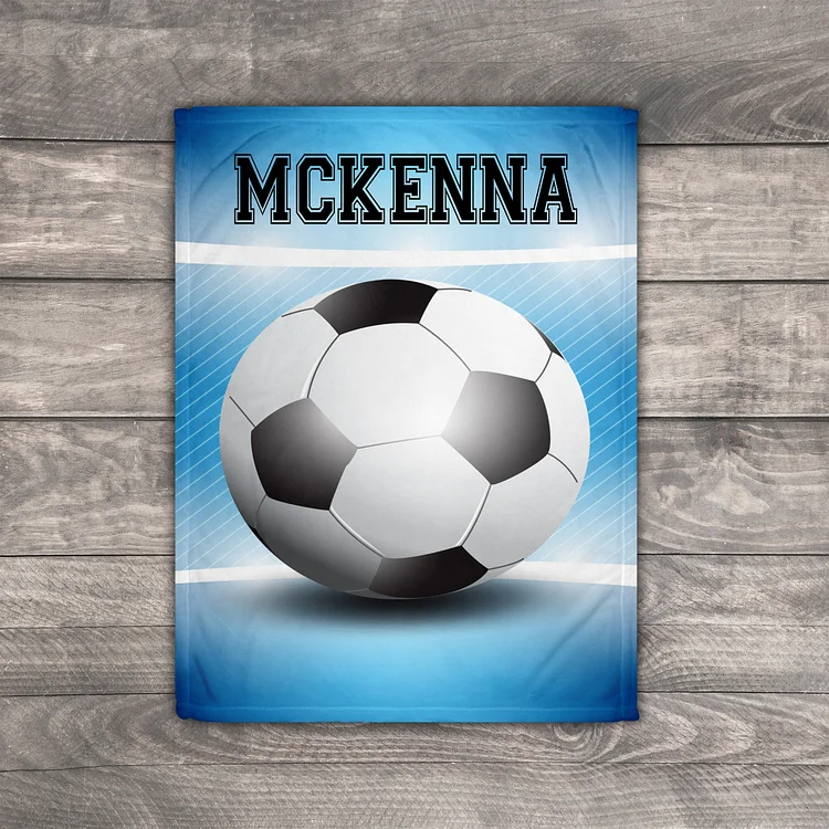 Personalized Soccer Blanket For Comfort & Unique|BKKid307