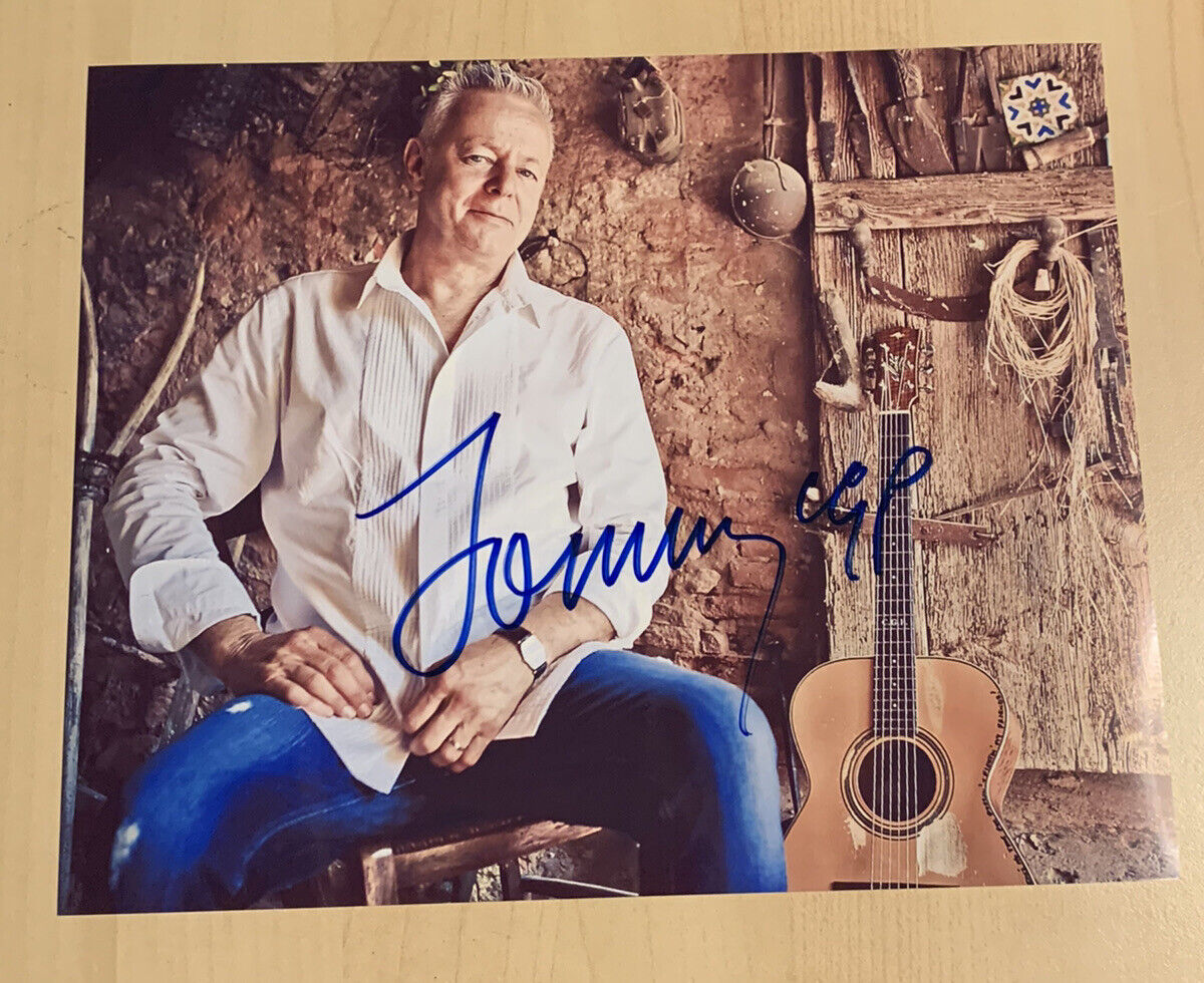 TOMMY EMMANUEL HAND SIGNED 8x10 Photo Poster painting AUTOGRAPHED LEGENDARY GUITARIST RARE COA