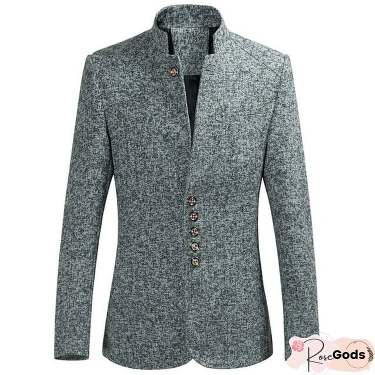 Men Autumn Chinese Style Casual Suits Large Size Male Spring Fashion Suits Coat