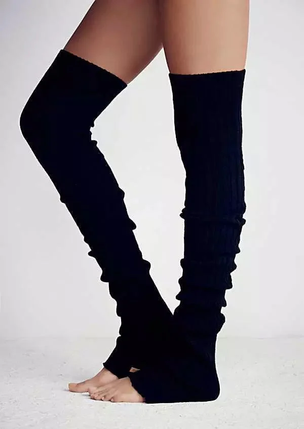 Thickened Warm Thigh-High Knitting Socks