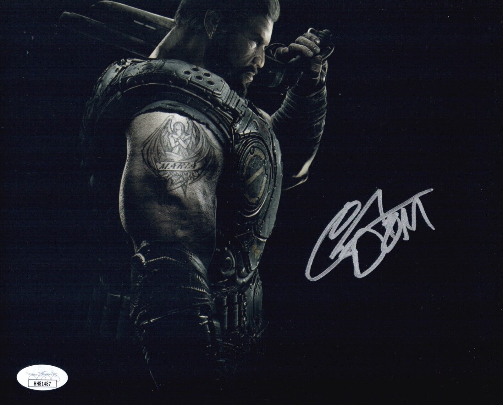 CARLOS FERRO Signed GEARS OF WAR 8x10 DOM