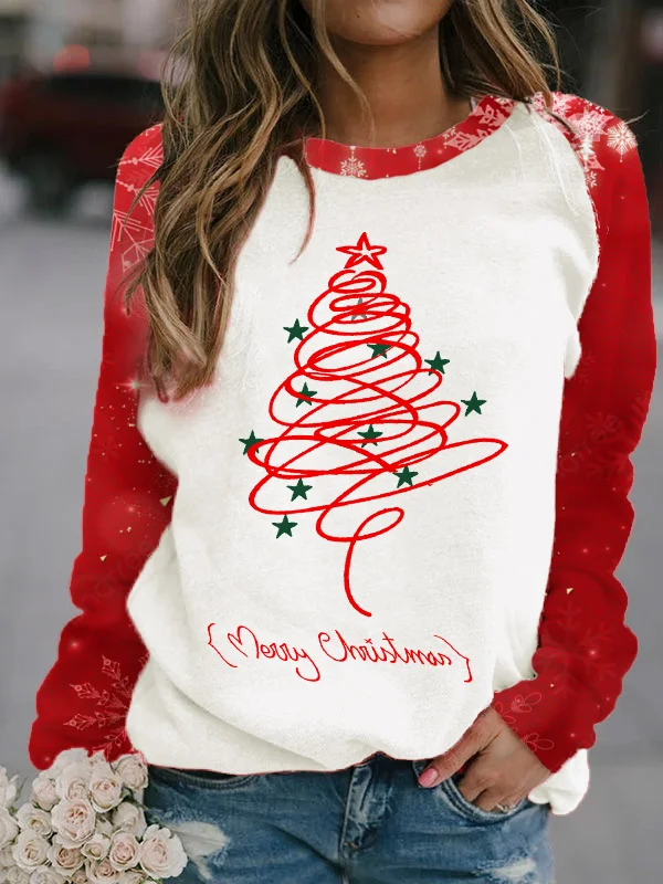 Wearshes Christmas Long Sleeve Sweatshirt