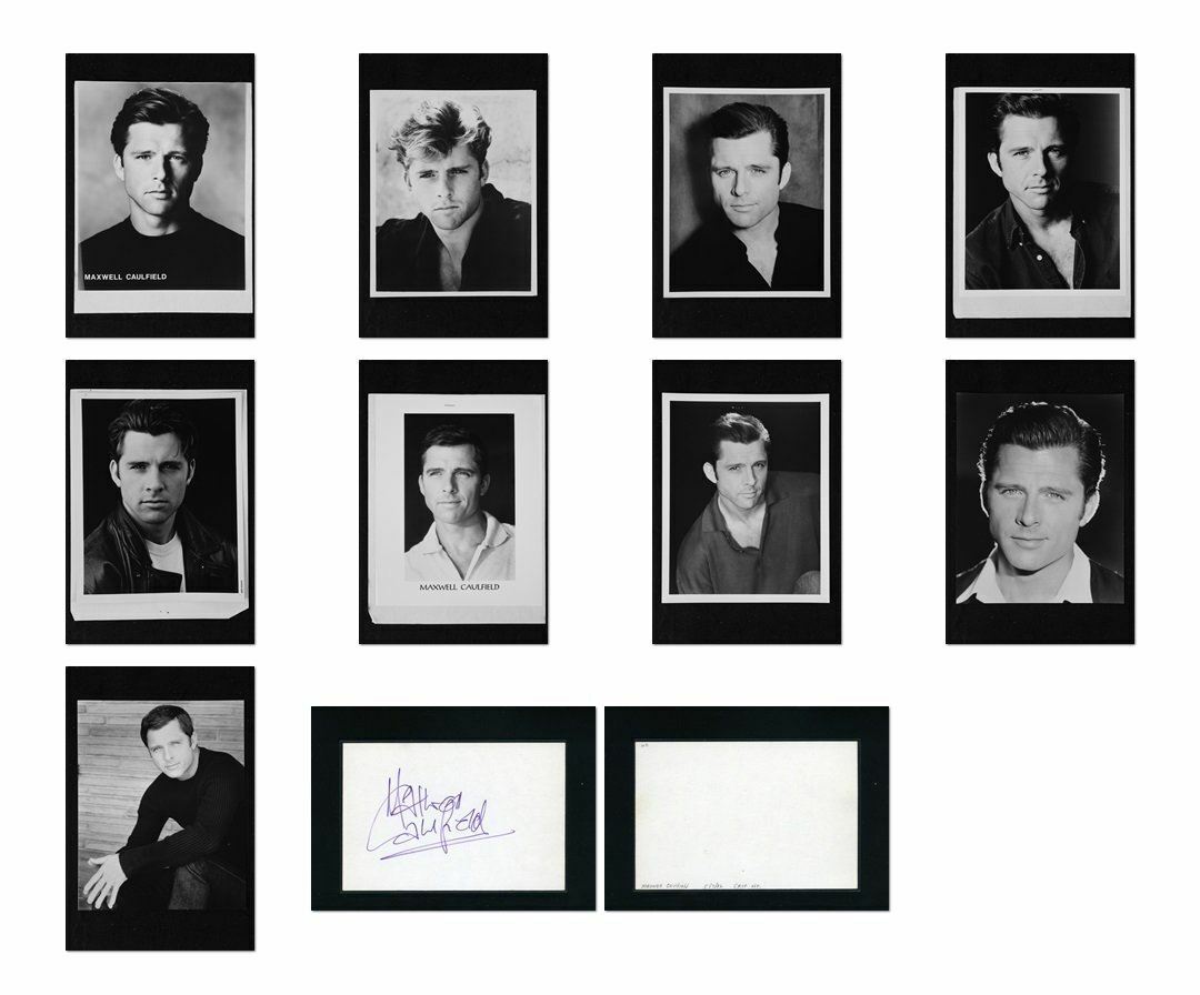 Maxwell Caulfield - Signed Autograph and Headshot Photo Poster painting set - ALL MY CHILDREN