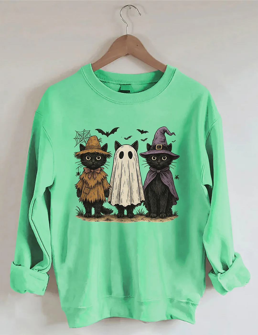 Halloween Cat Sweatshirt