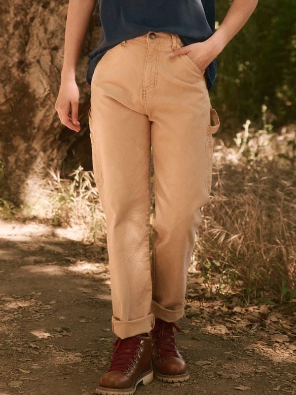 simple daily workwear outdoor trousers for women