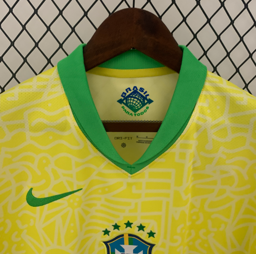 2024 Brazil Home Football Shirt Thai Quality