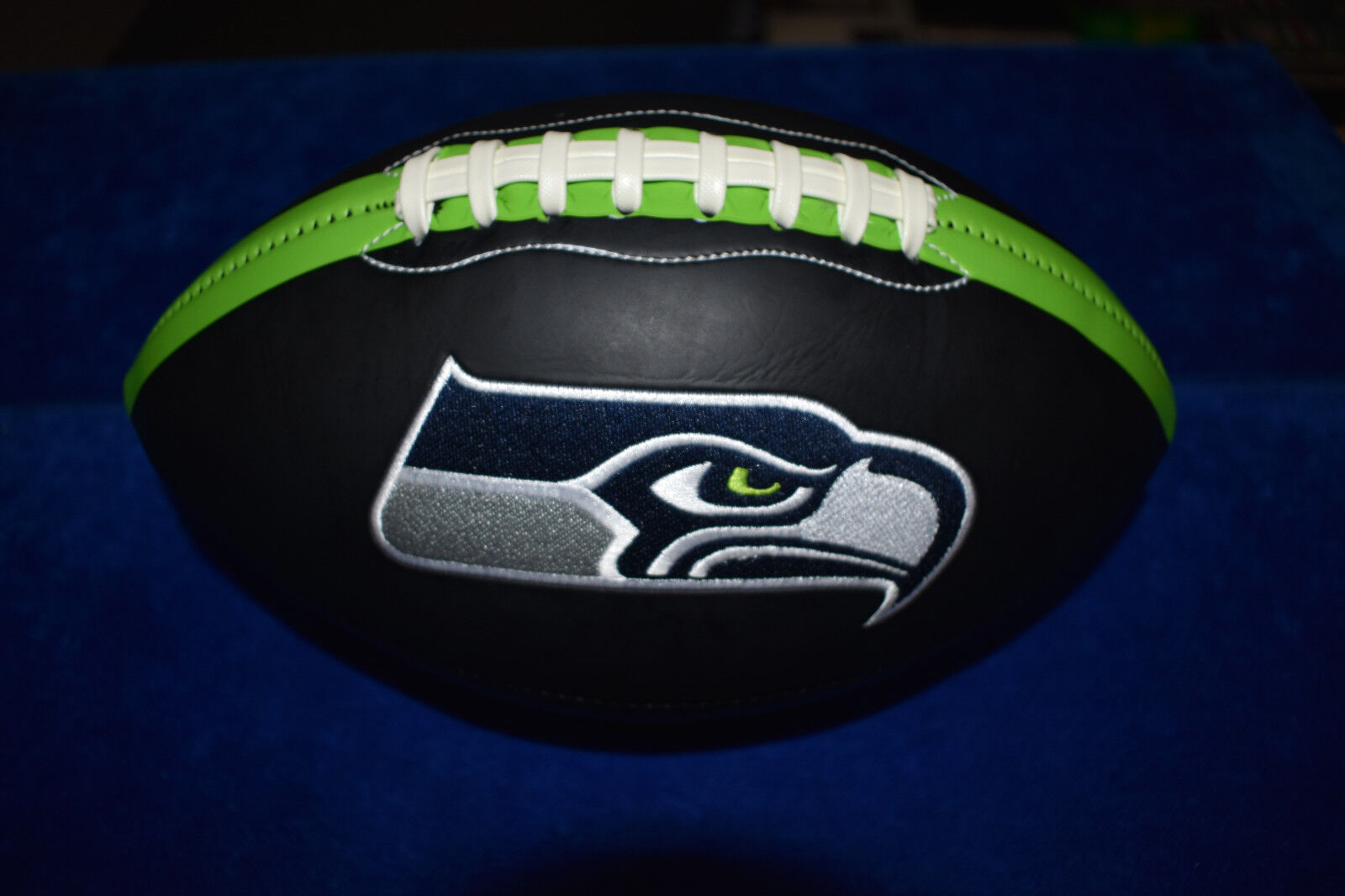 Seattle Seahawks Black Logo Patch Full Size Football Unsigned Ltd Edition