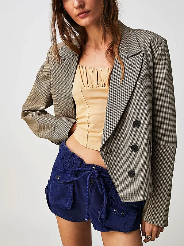 loose fitting low waist drawstring vintage ladies shorts
