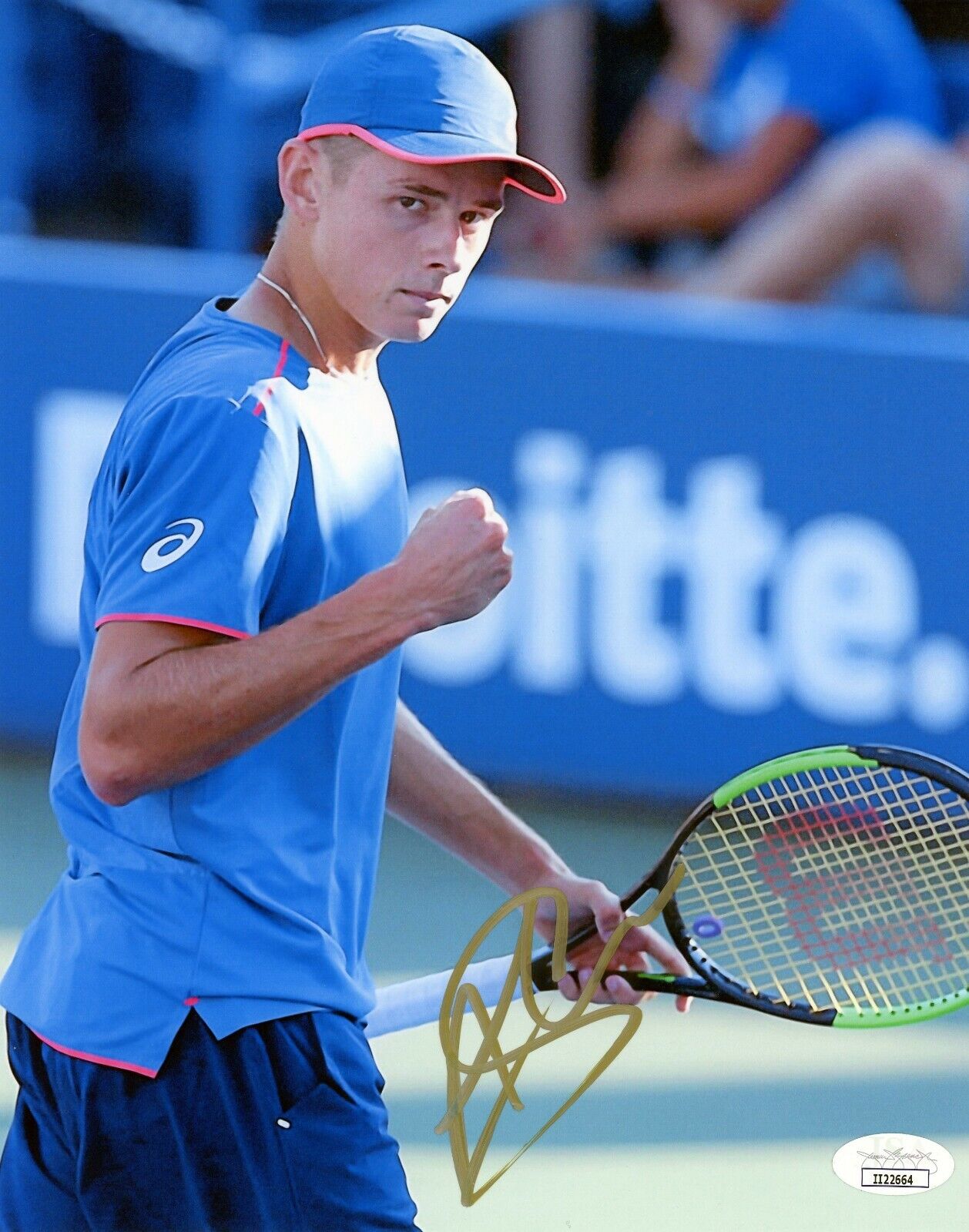 ~ ALEX DE MINAUR Authentic Hand-Signed TENNIS FRENCH OPEN