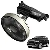 USB Powered Car Fan for Backseat 3 Speeds and 300 Degree Adjustable Vehicle Rear Headrest Fan for Universal Cars SUV Sedan Trucks