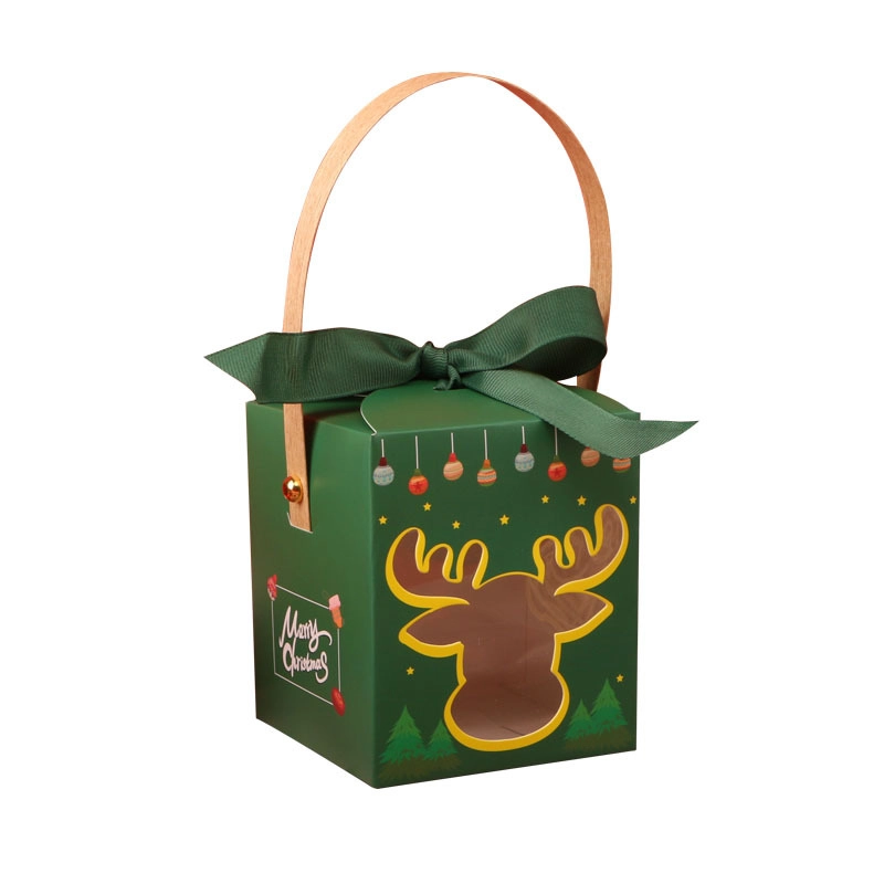 New Year Christmas Eve Apple Large Packaging Box Gift Box Packaging Box Portable Candy Gift Box Gift Box