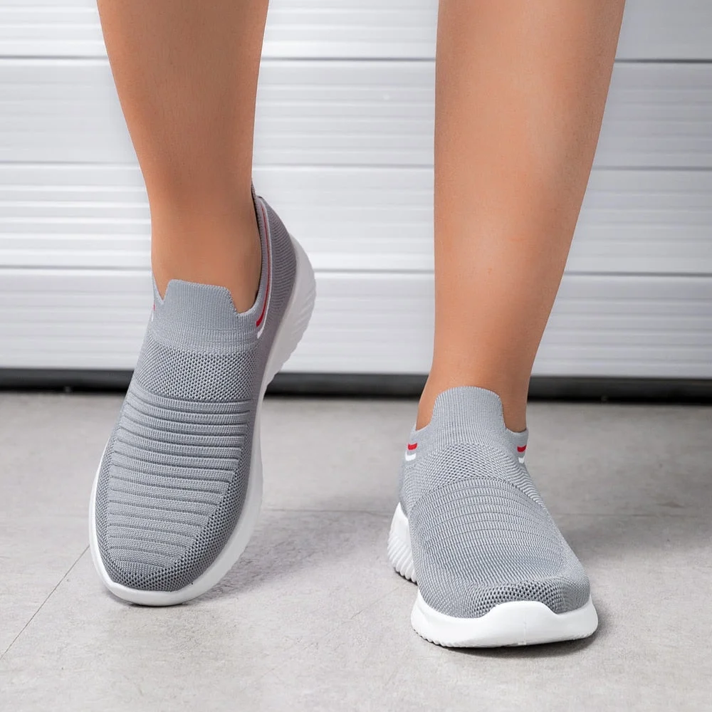 women's summer sneakers  Slip On Flat Shoes white  Loafers  women's tennis shoes Sock Sneakers shoes 2021Women Casual Shoes