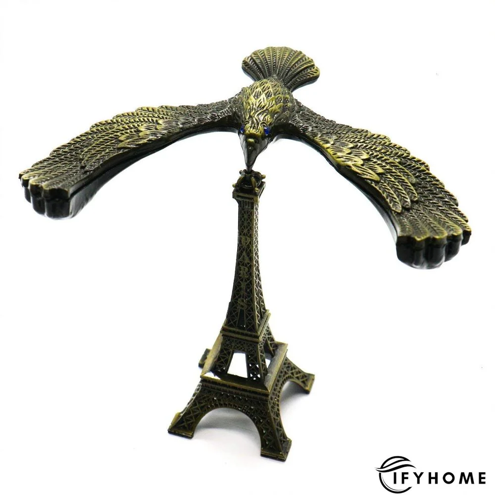 Balanced Eagle With Eiffel Tower Ornament | IFYHOME