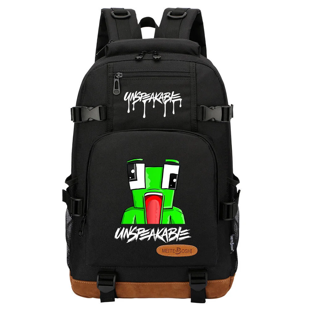 Buzzdaisy Unspeakable-Themed School Backpack with Double Side Pockets - Fits 15-inch Laptop