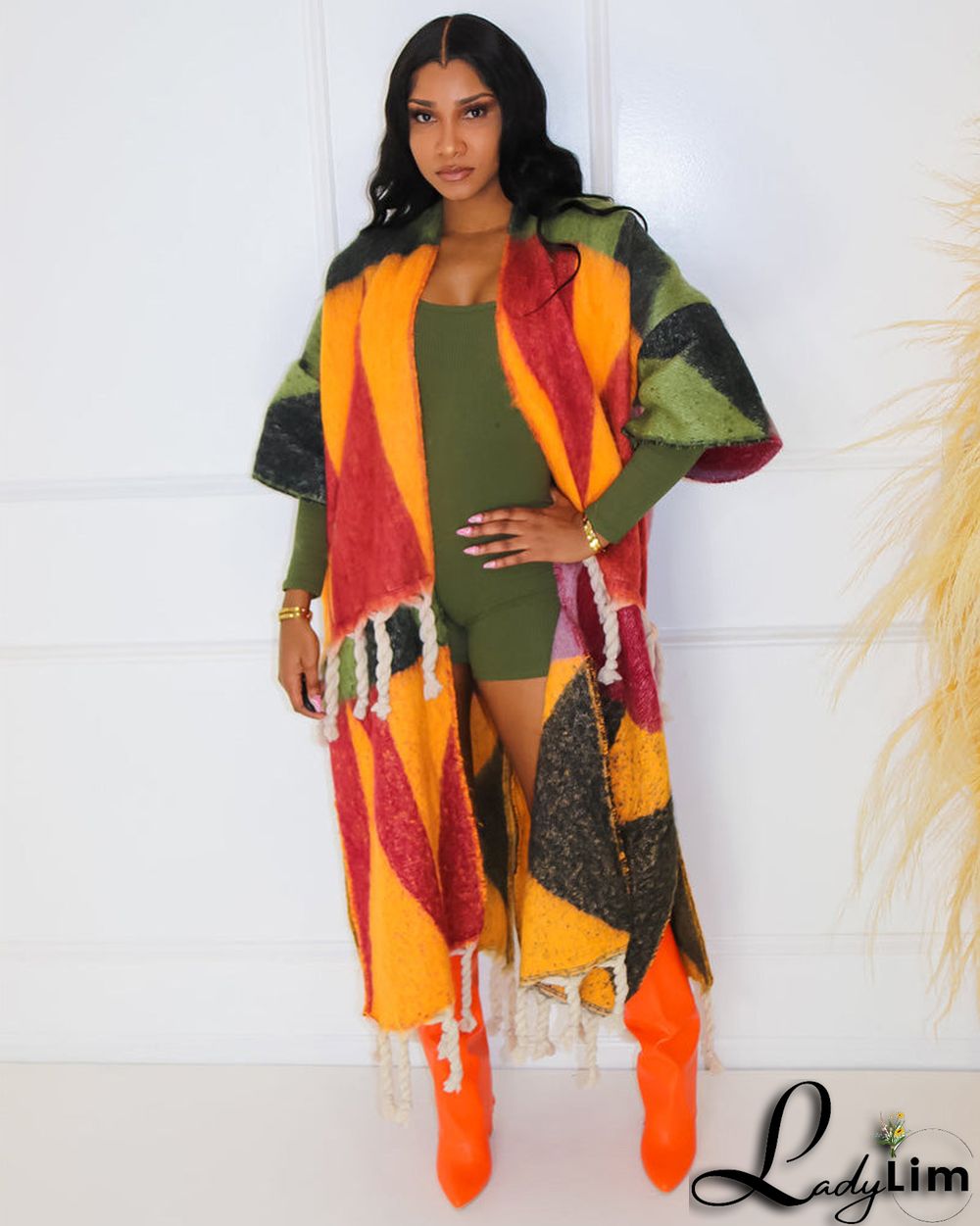 My Fancy Fuzzy Long Cardigan