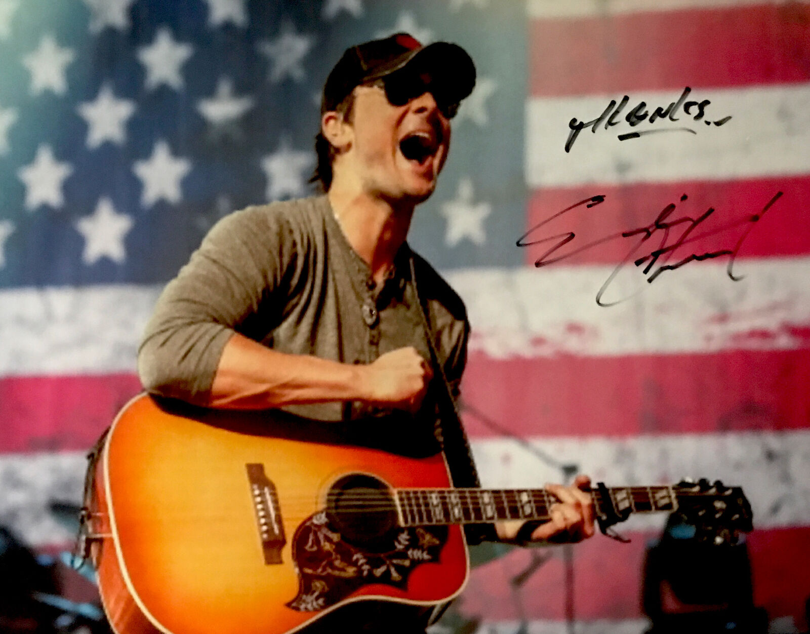 ERIC CHURCH - Authentic Signed Autograph Photo Poster painting W COA County Music Star Singer