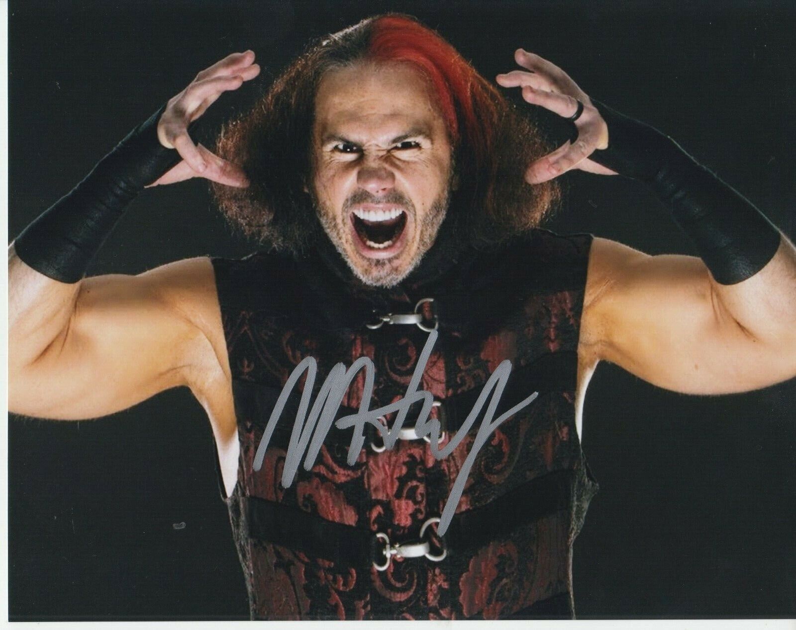 Matt Hardy AEW Wrestling 8x10 Signed Photo Poster painting w/ COA #3
